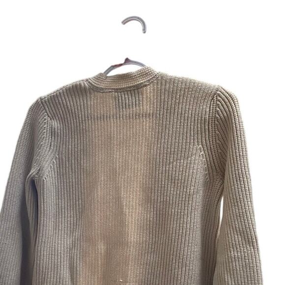 Just Women Size Small Cream Button Cardigan Sweater Pockets - Picture 4 of 8